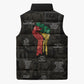 Juneteenth Black History Sleeveless Puffer Jacket Inspirational Quotes Collage