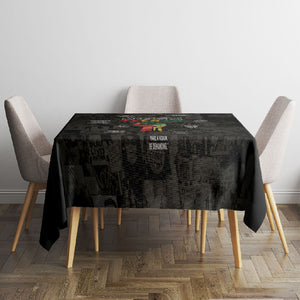 Juneteenth Black History Tablecloth Inspirational Quotes Collage