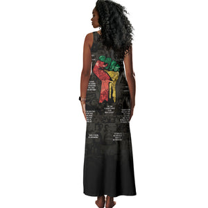Juneteenth Black History Tank Maxi Dress Inspirational Quotes Collage