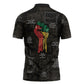 Juneteenth Black History Zipper Polo Shirt Inspirational Quotes Collage