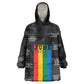 Juneteenth 2026 Black History Kid Wearable Blanket Hoodie Freedom Quotes Collage