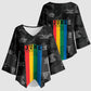 Juneteenth 2026 Black History Kimono Sleeve Blouse Freedom Quotes Collage