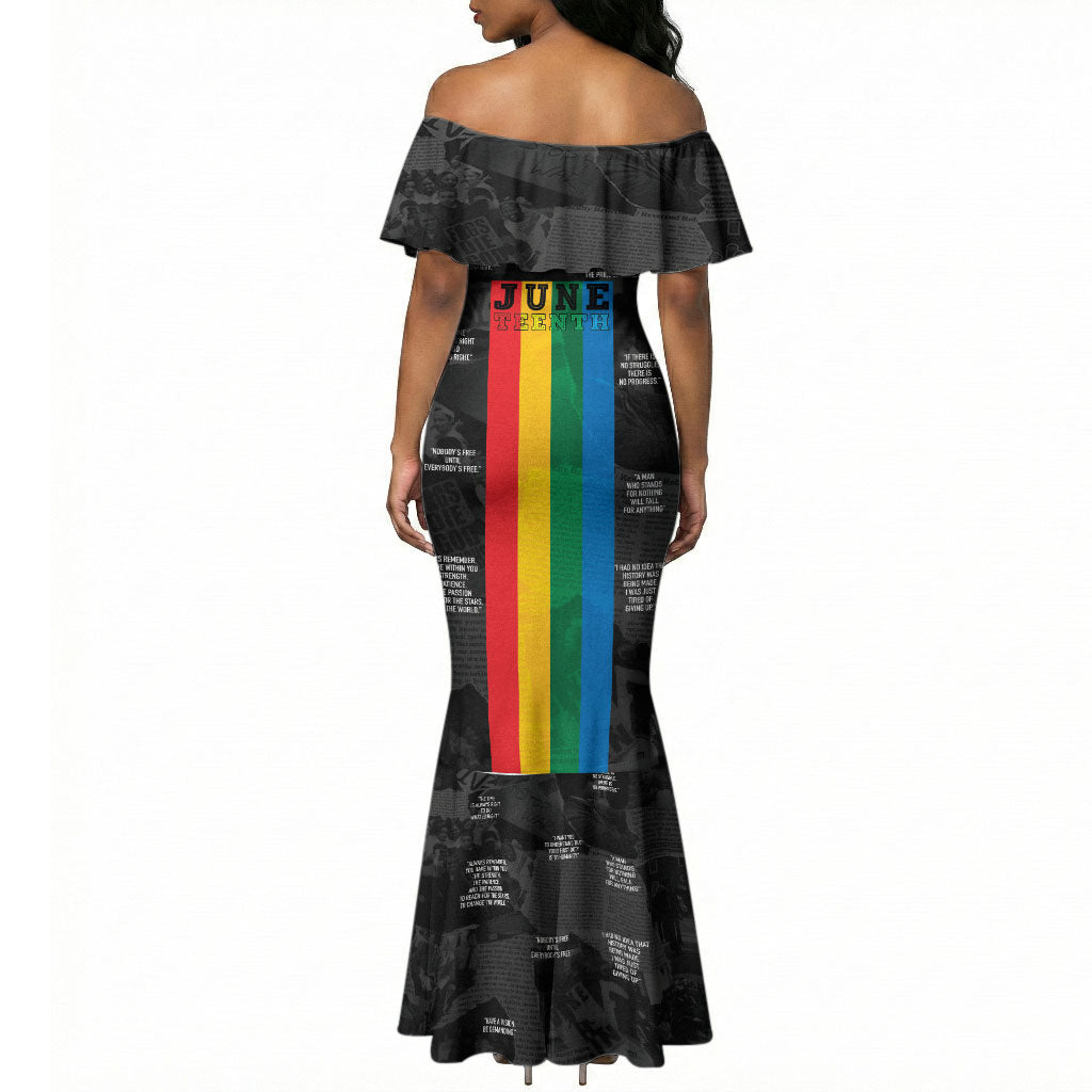 Juneteenth 2026 Black History Mermaid Dress Freedom Quotes Collage