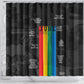 Juneteenth 2026 Black History Shower Curtain Freedom Quotes Collage
