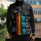 Juneteenth 2026 Black History Sleeveless Puffer Jacket Freedom Quotes Collage