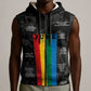 Juneteenth 2026 Black History Sleeveless Zip Hoodie Freedom Quotes Collage