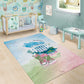 Chucks N Pearls 2024 Area Rug Pink Green Rocking The World
