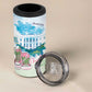 Chucks N Pearls 2024 4 in 1 Can Cooler Tumbler Pink Green Rocking The World
