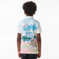 Chucks N Pearls 2024 Kid Polo Shirt Pink Green Rocking The World