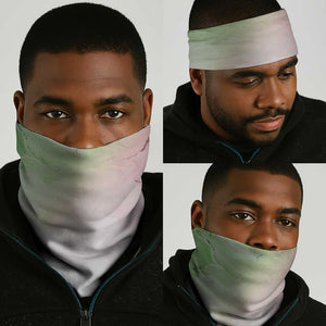 Chucks N Pearls 2024 Neck Gaiter Pink Green Rocking The World - African Pride