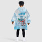 Chucks N Pearls 2024 KId Wearable Blanket Hoodie I'm With Her