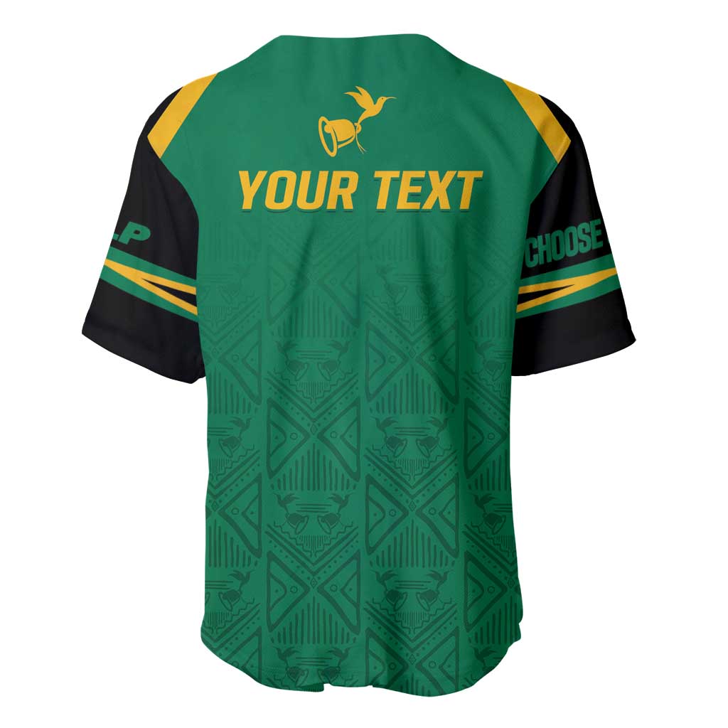 JLP Choose Jamaica Baseball Jersey - African Pride