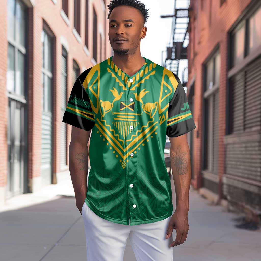 JLP Choose Jamaica Baseball Jersey - African Pride
