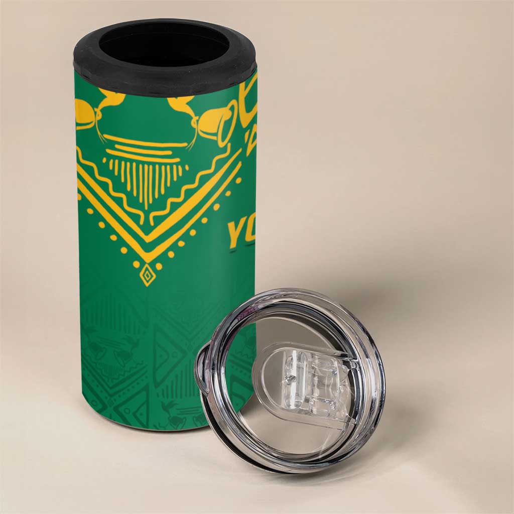 JLP Choose Jamaica 4 in 1 Can Cooler Tumbler - African Pride