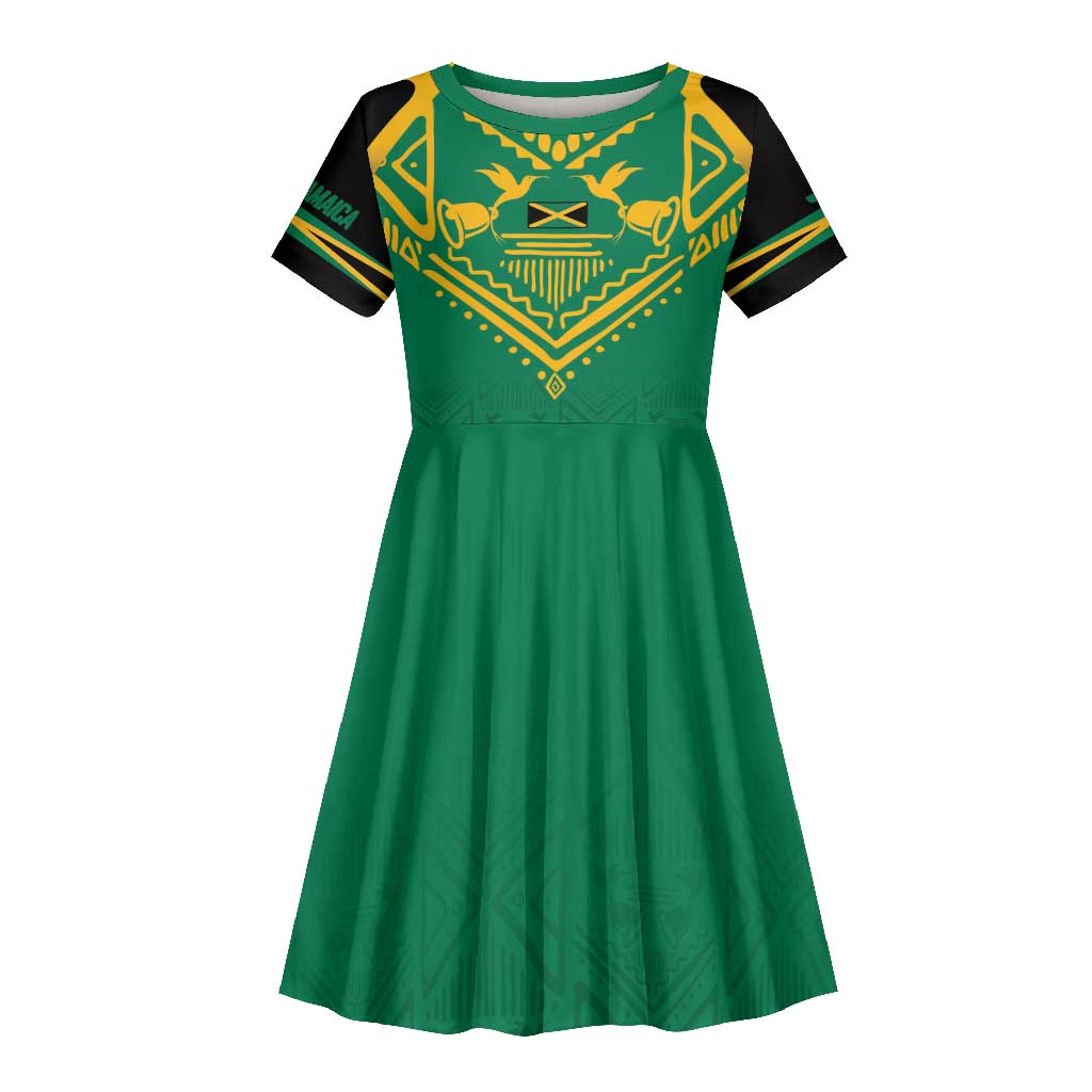 JLP Choose Jamaica Kid Short Sleeve Dress - African Pride
