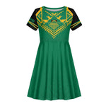 JLP Choose Jamaica Kid Short Sleeve Dress - African Pride