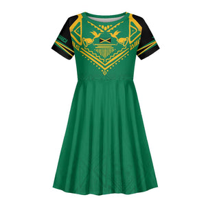 JLP Choose Jamaica Kid Short Sleeve Dress - African Pride