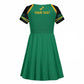 JLP Choose Jamaica Kid Short Sleeve Dress - African Pride