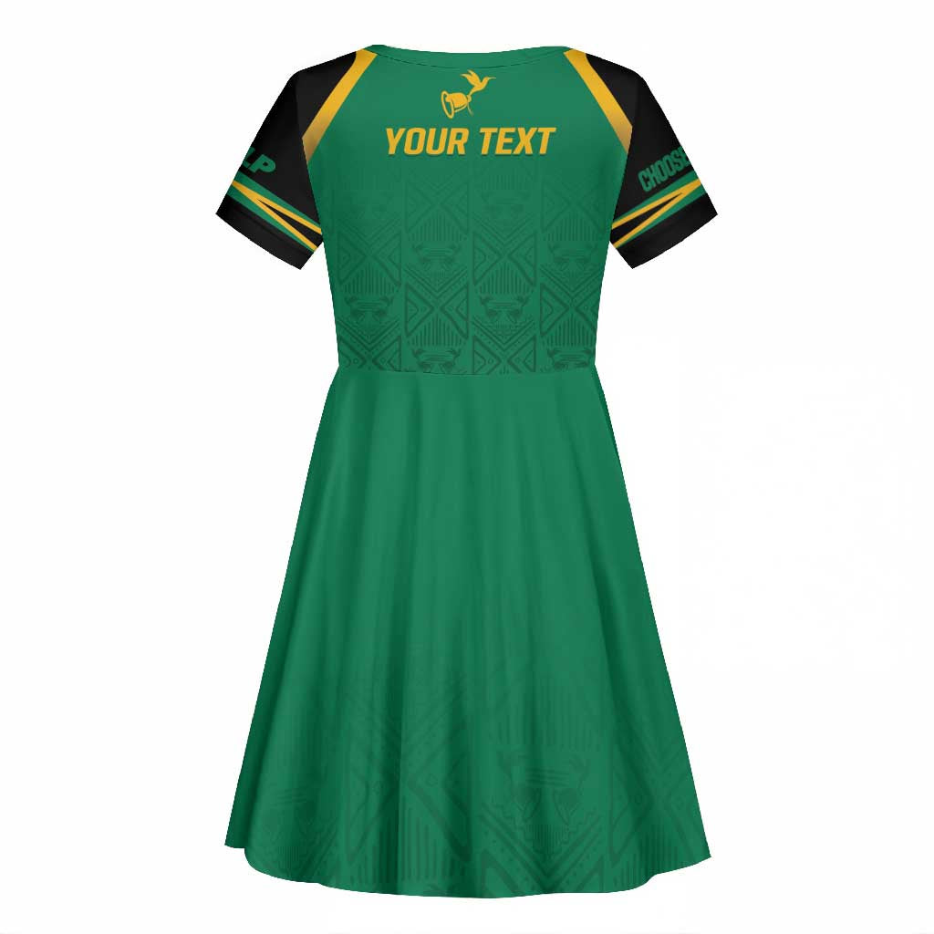 JLP Choose Jamaica Kid Short Sleeve Dress - African Pride