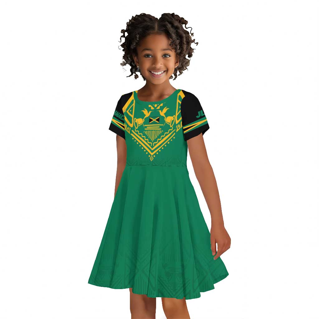 JLP Choose Jamaica Kid Short Sleeve Dress - African Pride
