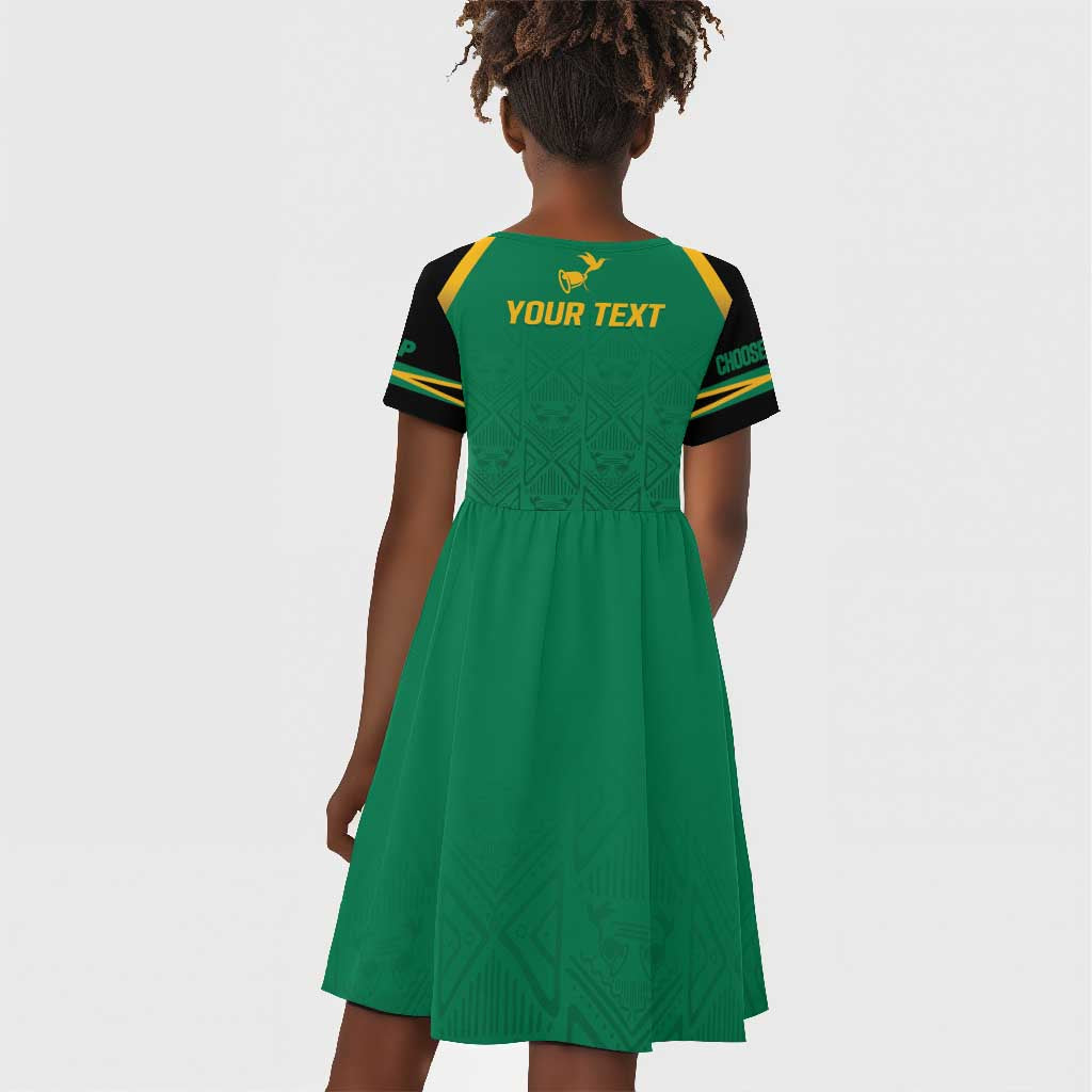 JLP Choose Jamaica Kid Short Sleeve Dress - African Pride