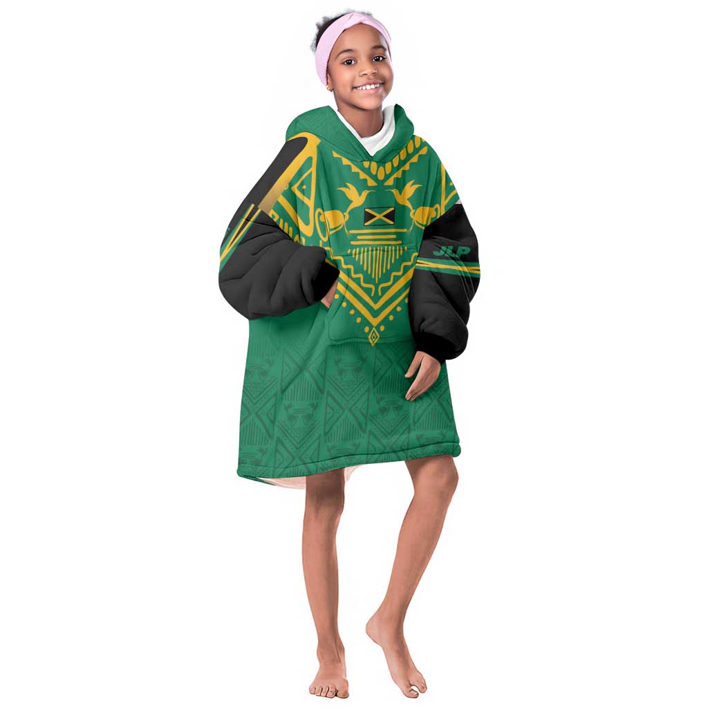JLP Choose Jamaica Kid Wearable Blanket Hoodie - African Pride