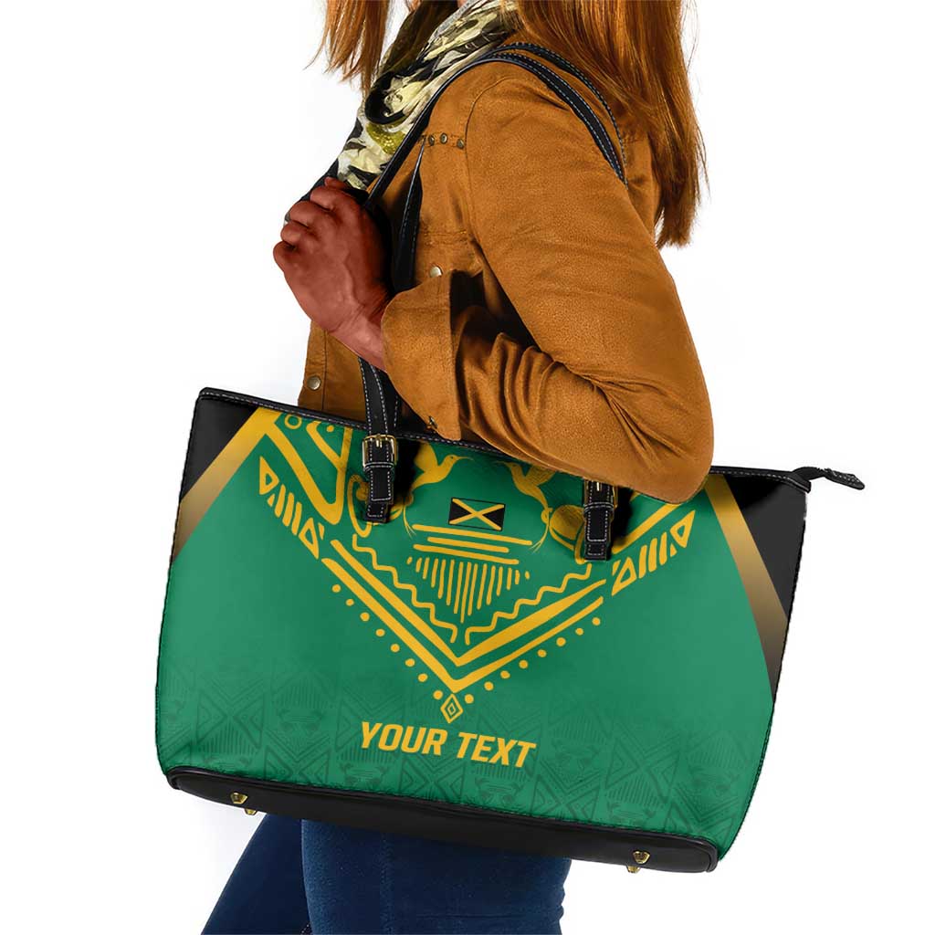 JLP Choose Jamaica Leather Tote Bag - African Pride