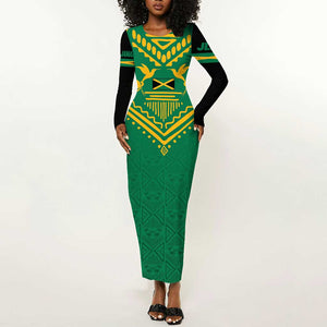 JLP Choose Jamaica Long Sleeve Bodycon Dress - African Pride