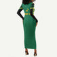 JLP Choose Jamaica Long Sleeve Bodycon Dress - African Pride