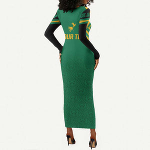 JLP Choose Jamaica Long Sleeve Bodycon Dress - African Pride
