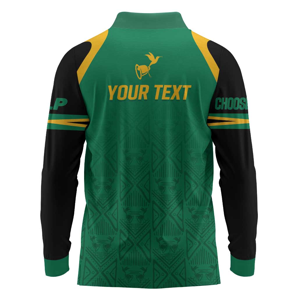 JLP Choose Jamaica Long Sleeve Polo Shirt - African Pride