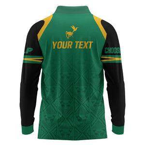 JLP Choose Jamaica Long Sleeve Polo Shirt - African Pride