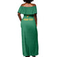 JLP Choose Jamaica Off Shoulder Maxi Dress - African Pride