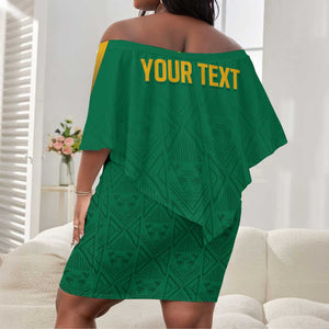 JLP Choose Jamaica Off Shoulder Short Dress - African Pride