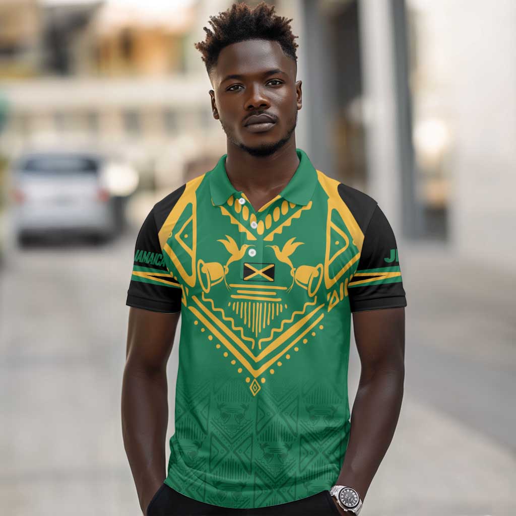 JLP Choose Jamaica Polo Shirt - African Pride