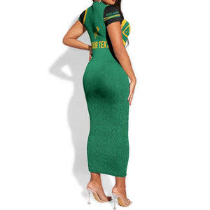 JLP Choose Jamaica Short Sleeve Bodycon Dress - African Pride