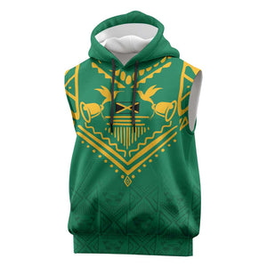 JLP Choose Jamaica Sleeveless Hoodie - African Pride