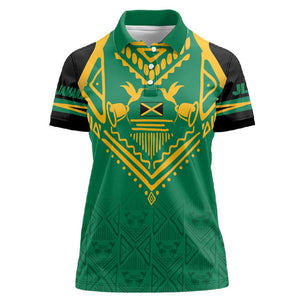 JLP Choose Jamaica Women Polo Shirt - African Pride