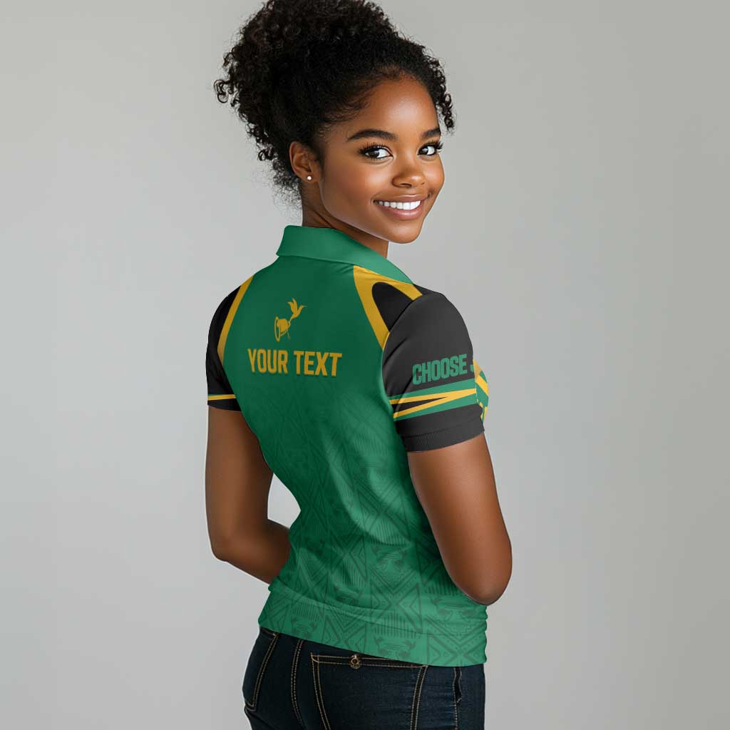 JLP Choose Jamaica Women Polo Shirt - African Pride
