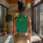 JLP Choose Jamaica Women Sleeveless Polo Shirt - African Pride