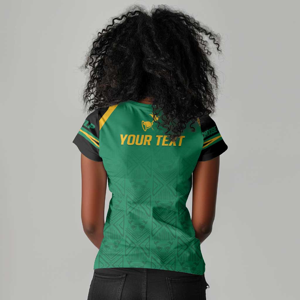 JLP Choose Jamaica Women V-Neck T-Shirt - African Pride