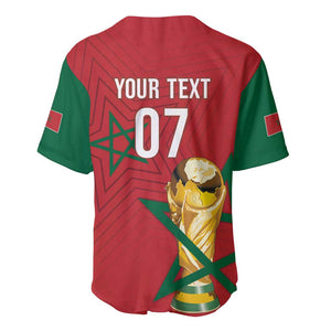 Morocco Football WC2026 Custom Baseball Jersey Atlas Lions - Conquer The World - African Pride