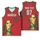 Morocco Football WC2026 Custom Basketball Jersey Atlas Lions - Conquer The World - African Pride