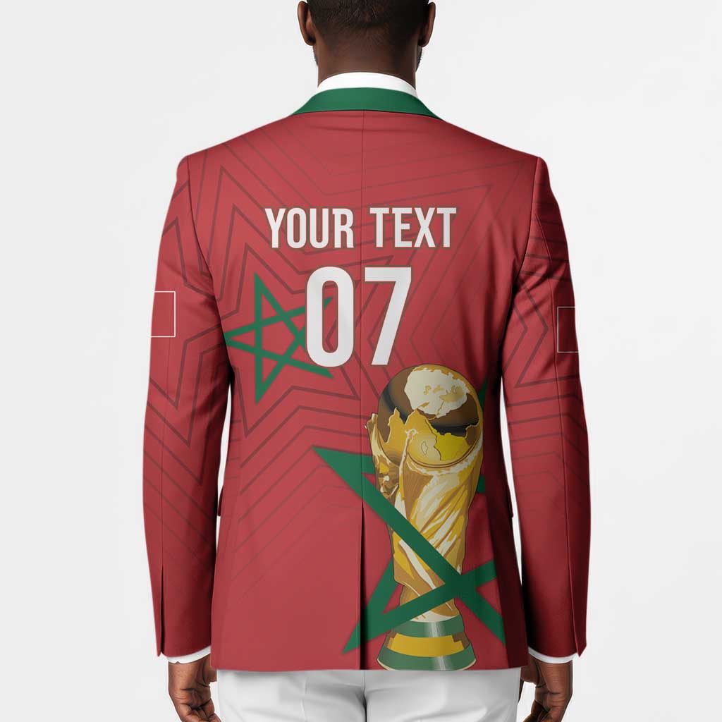 Morocco Football WC2026 Custom Blazer Atlas Lions - Conquer The World - African Pride