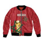 Morocco Football WC2026 Custom Bomber Jacket Atlas Lions - Conquer The World - African Pride