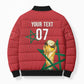 Morocco Football WC2026 Custom Bomber Puffer Jacket Atlas Lions - Conquer The World - African Pride