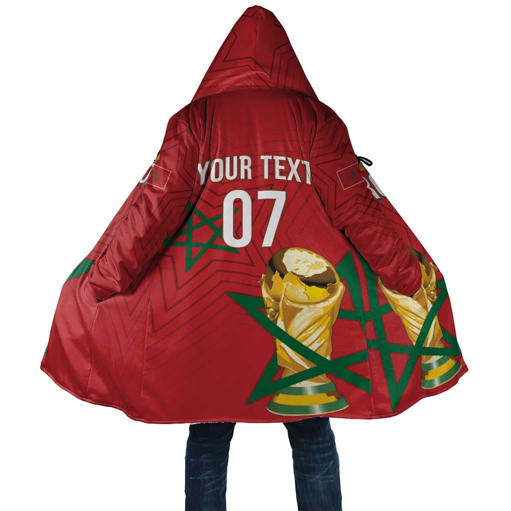 Morocco Football WC2026 Custom Cloak Atlas Lions - Conquer The World - African Pride