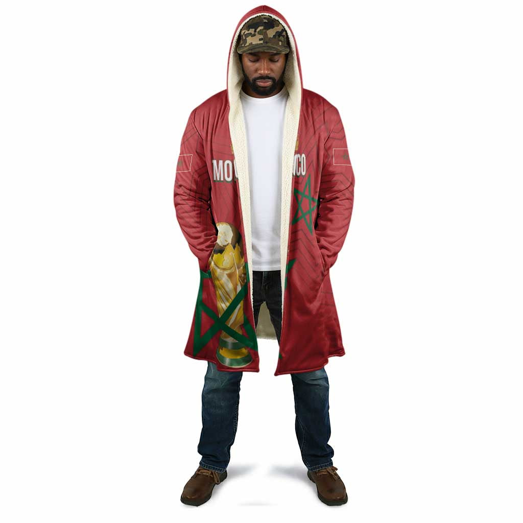 Morocco Football WC2026 Custom Cloak Atlas Lions - Conquer The World - African Pride