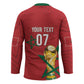 Morocco Football WC2026 Custom Hockey Jersey Atlas Lions - Conquer The World - African Pride