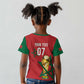 Morocco Football WC2026 Custom Kid T shirt Atlas Lions - Conquer The World - African Pride